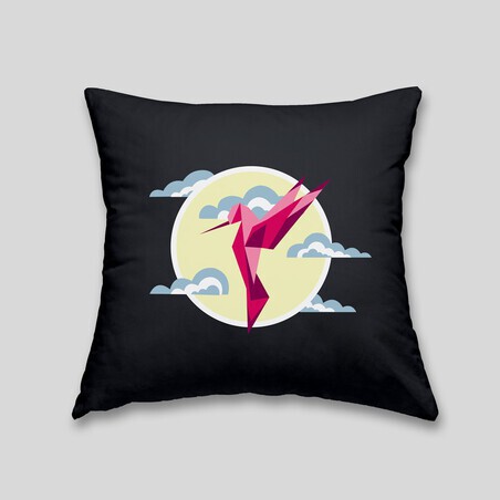 Hummingbird cushion